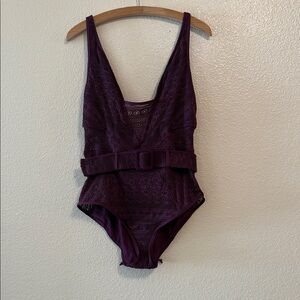 BECCA Deep Purple One Piece Swimsuit